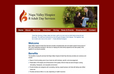 Napa Valley Hospice and Adult Day Services Website