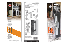 Sliding Patio Door Lock Packaging Design