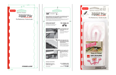 Zipper Pile Packaging Design